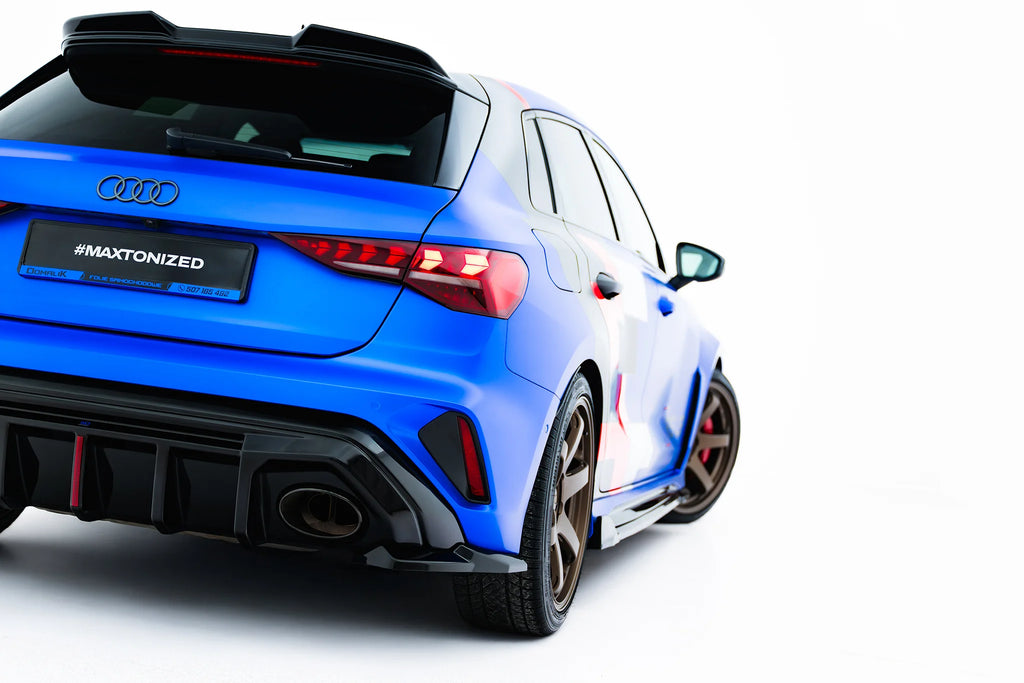 Rear side splitters v.1 audi rs3 sportback 8y facelift