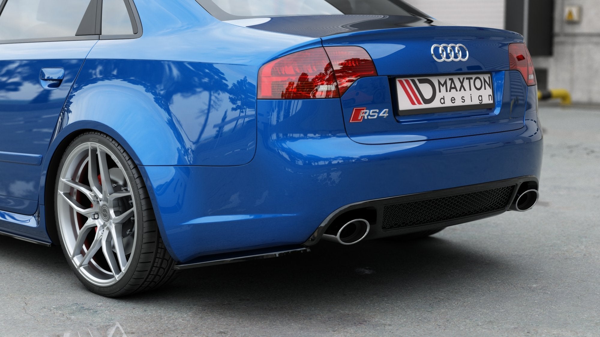 Rear side splitters v.1 audi rs4 sedan b7