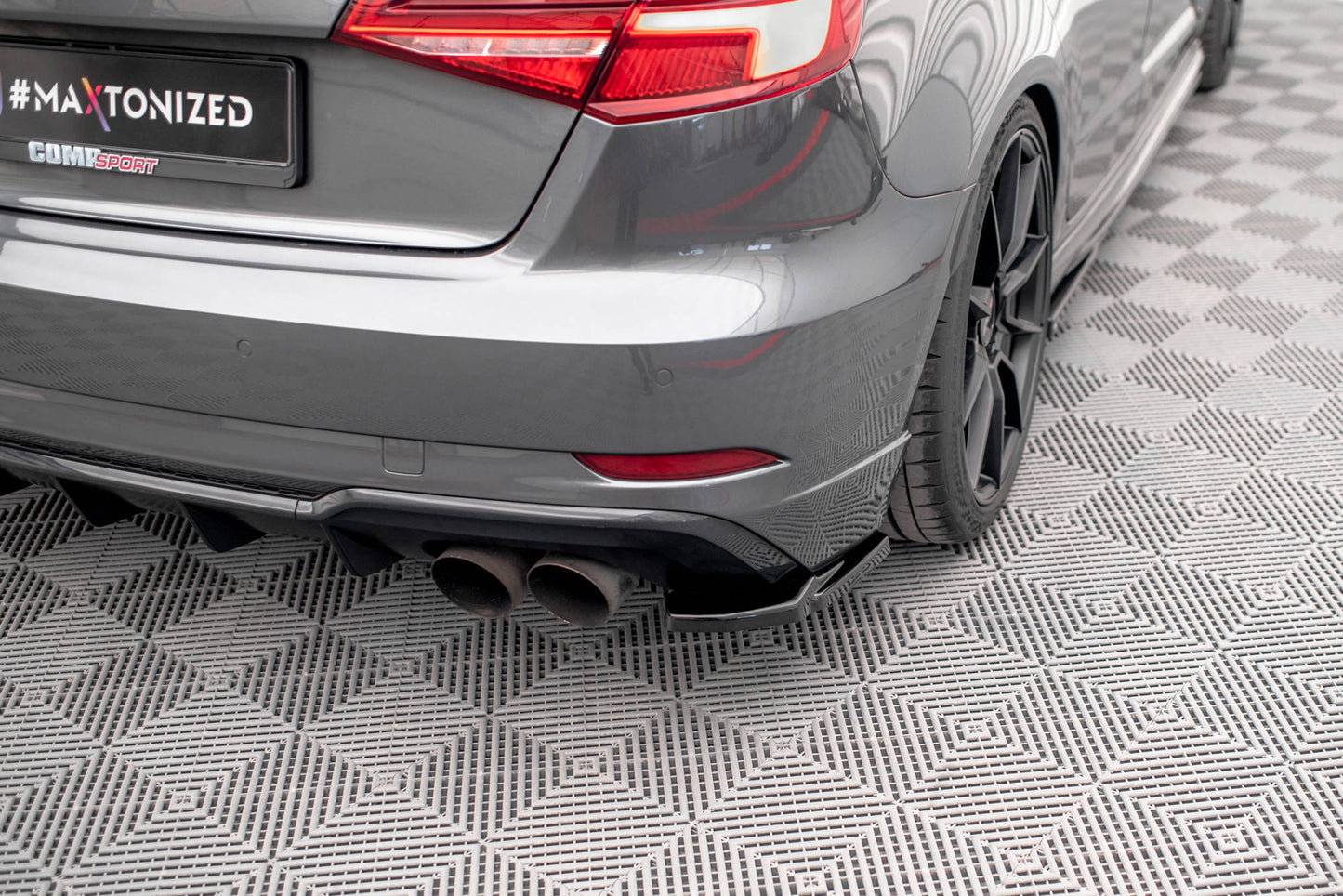 Rear side splitters v.1 audi s3 sportback 8v facelift
