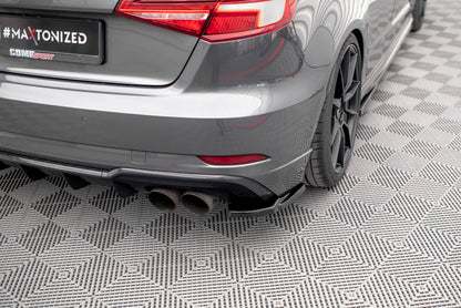 Rear side splitters v.1 audi s3 sportback 8v facelift