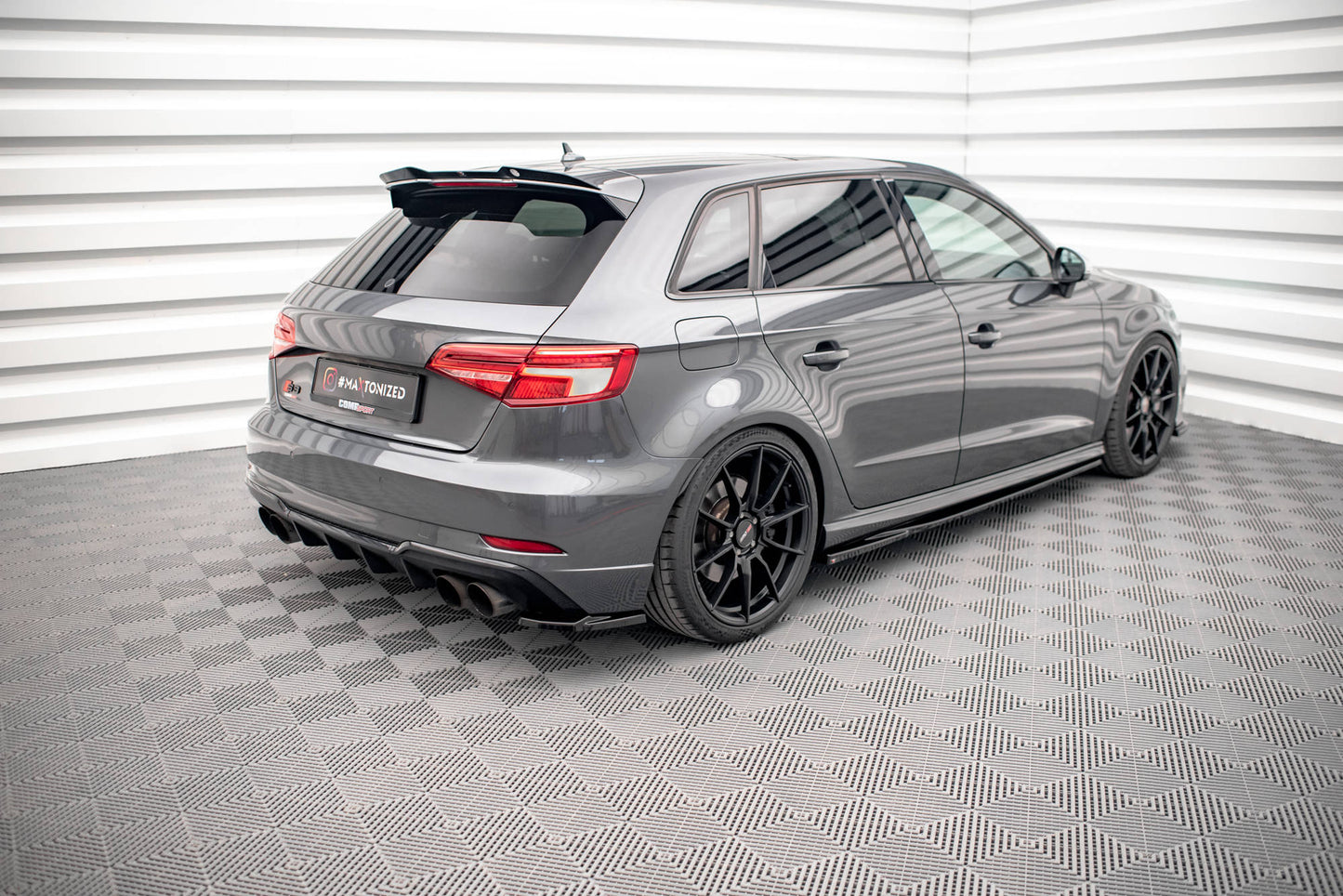 Rear side splitters v.1 audi s3 sportback 8v facelift