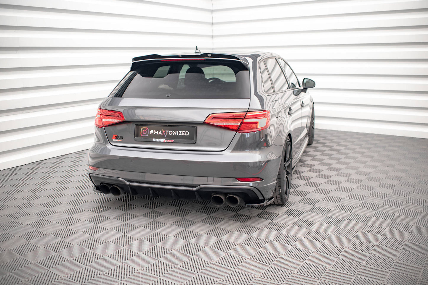 Rear side splitters v.1 audi s3 sportback 8v facelift
