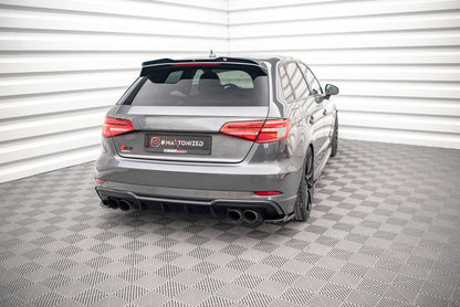 Rear side splitters v.1 audi s3 sportback 8v facelift