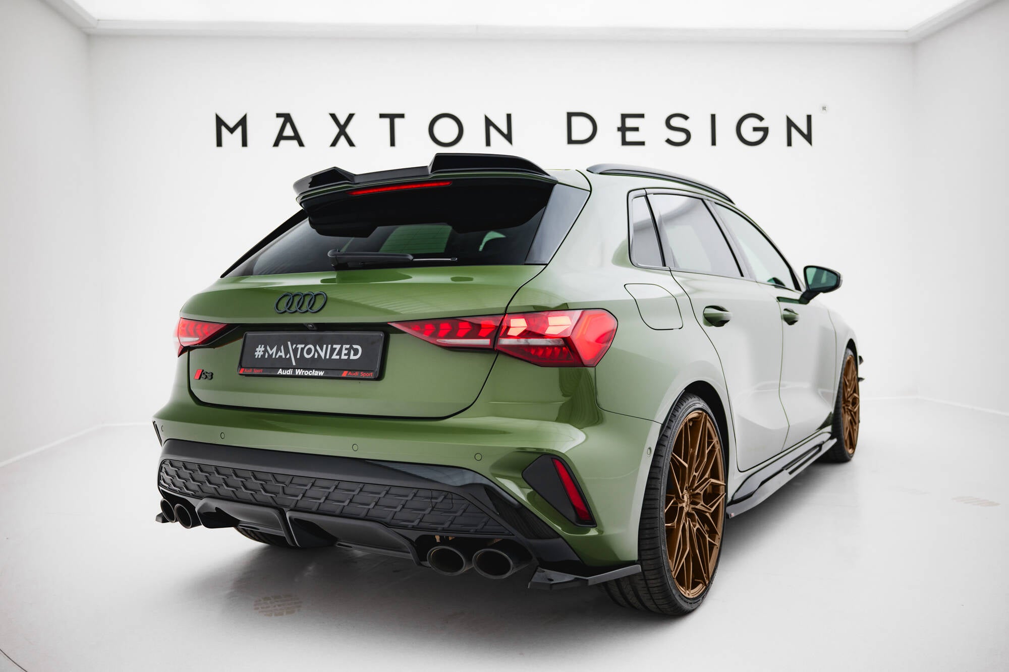 Rear side splitters v.1 audi s3 sportback facelift