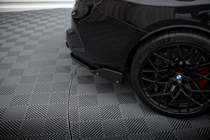 Rear side splitters v.1 + flaps bmw m8  gran coupe f93