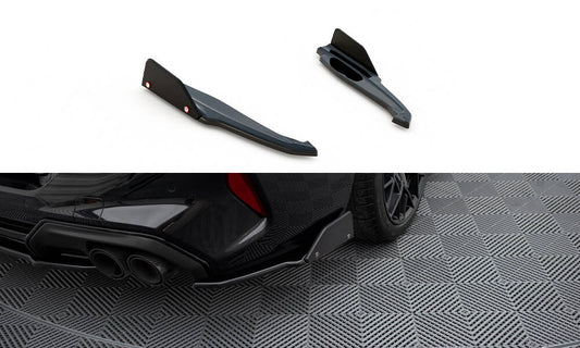 Rear side splitters v.1 + flaps bmw m8  gran coupe f93
