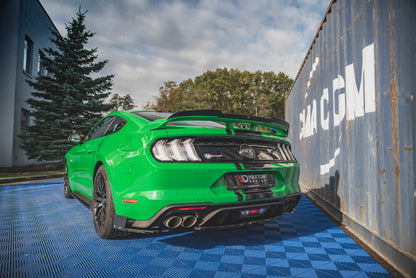 Bagsiden Splitters v.1 + flapper Ford Mustang GT MK6 ansigtsløftning
