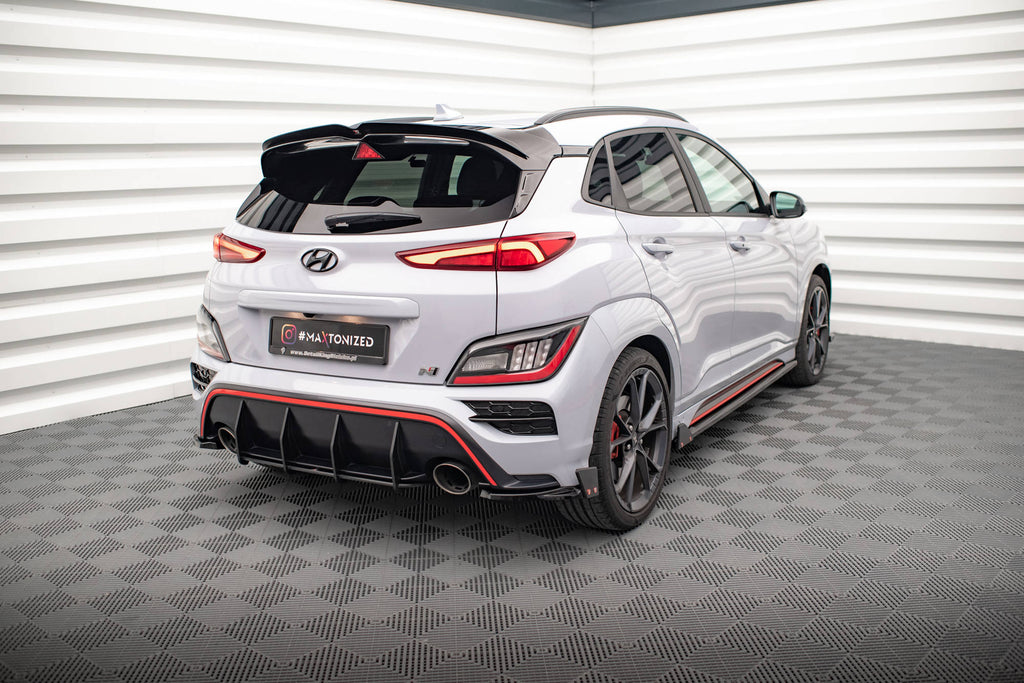 Takapuolen jakajat V.1 + Flaps Hyundai Kona N MK1