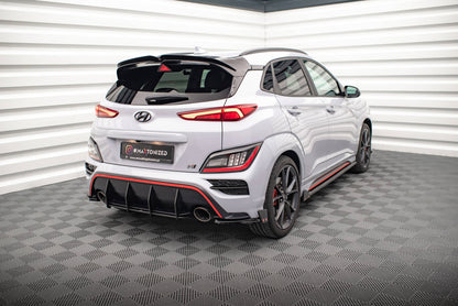 Rear side splitters v.1 + flaps hyundai kona n mk1