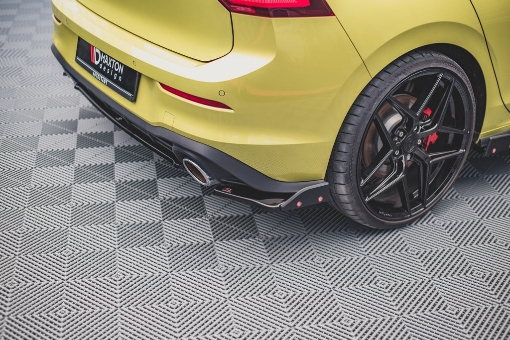 Rear side splitters v.1 + flaps volkswagen golf gti clubsport mk8