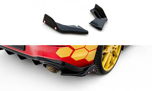 Takapuolen jakajat V.1 + Flaps Volkswagen Golf GTI Clubsport MK8 FaceLift