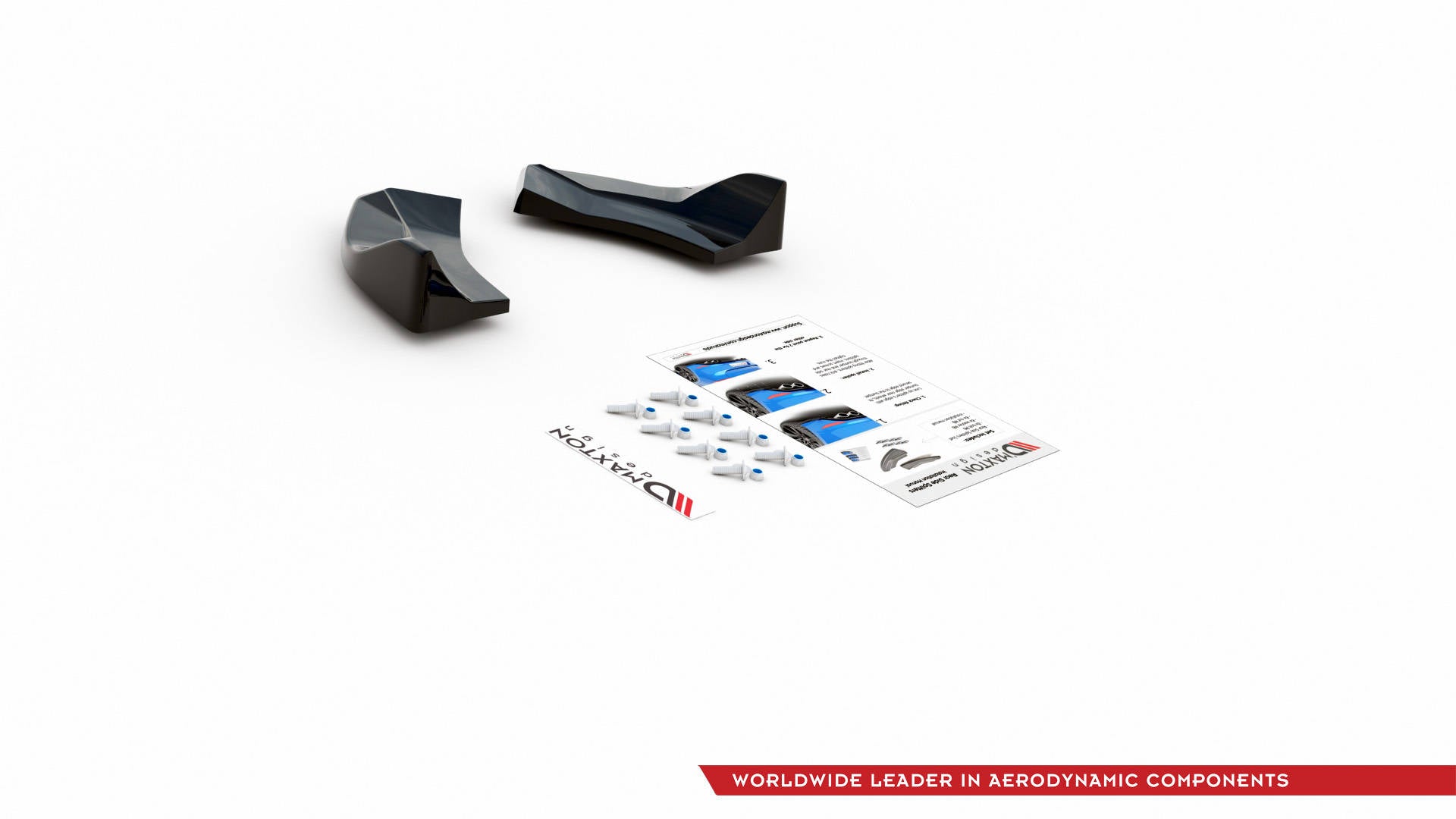 Rear side splitters v.1 ford fiesta st mk8