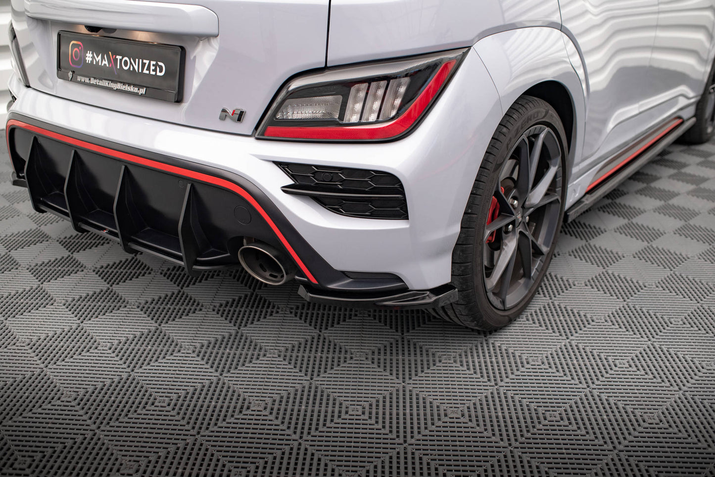 Rear side splitters v.1 hyundai kona mk1