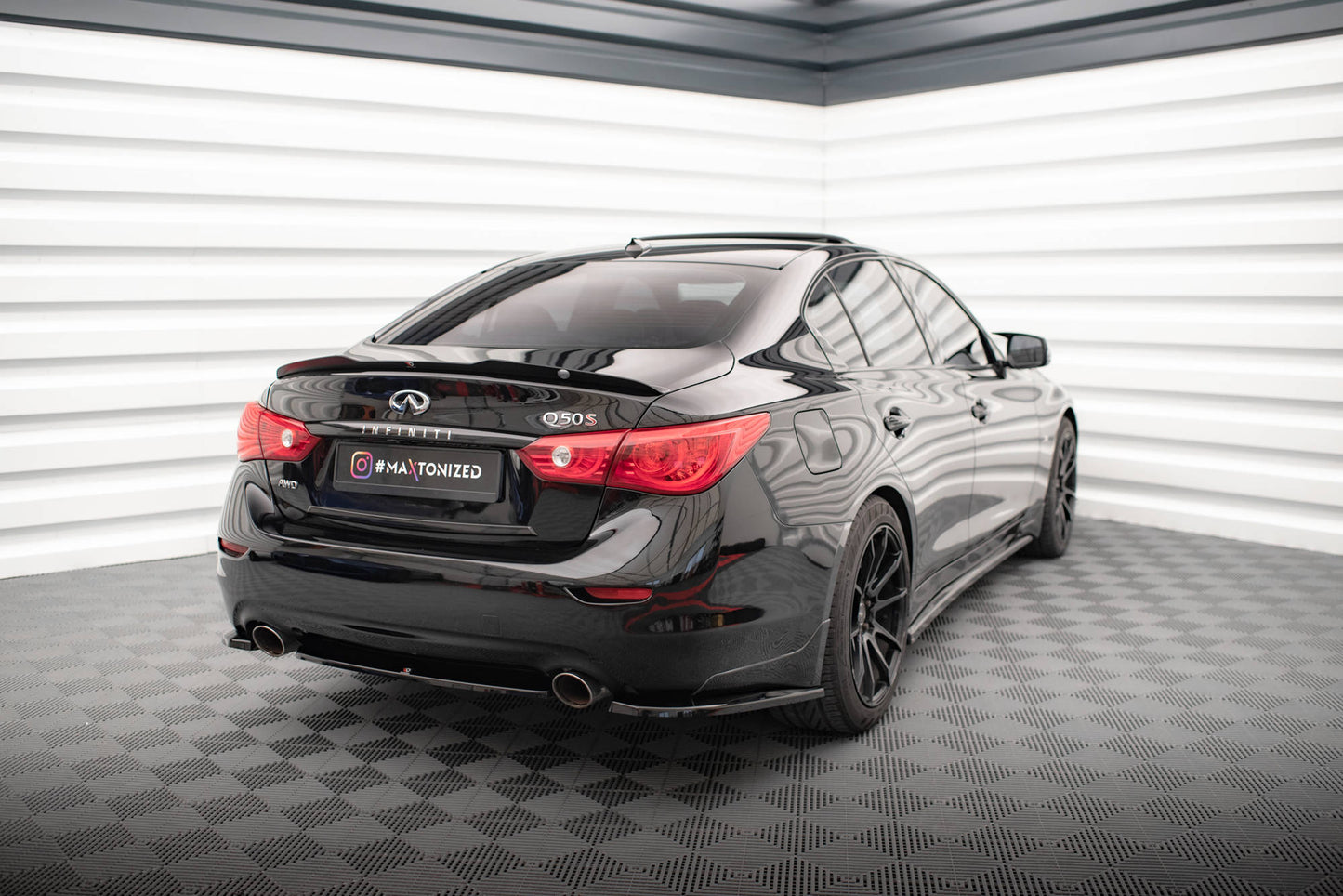 Rear side splitters v.1 infiniti q50 s mk1