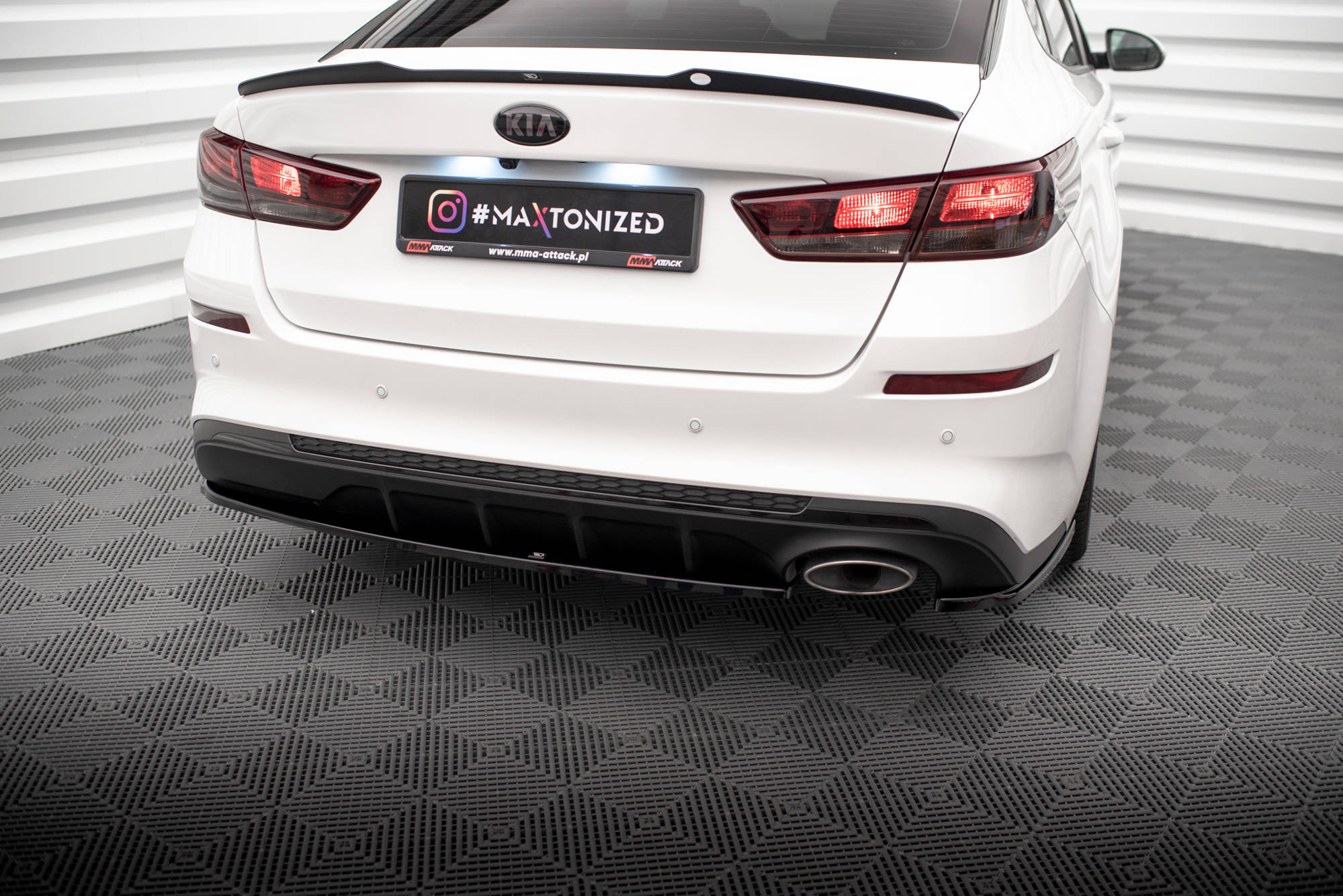 Rear side splitters v.1 kia optima mk4 facelift
