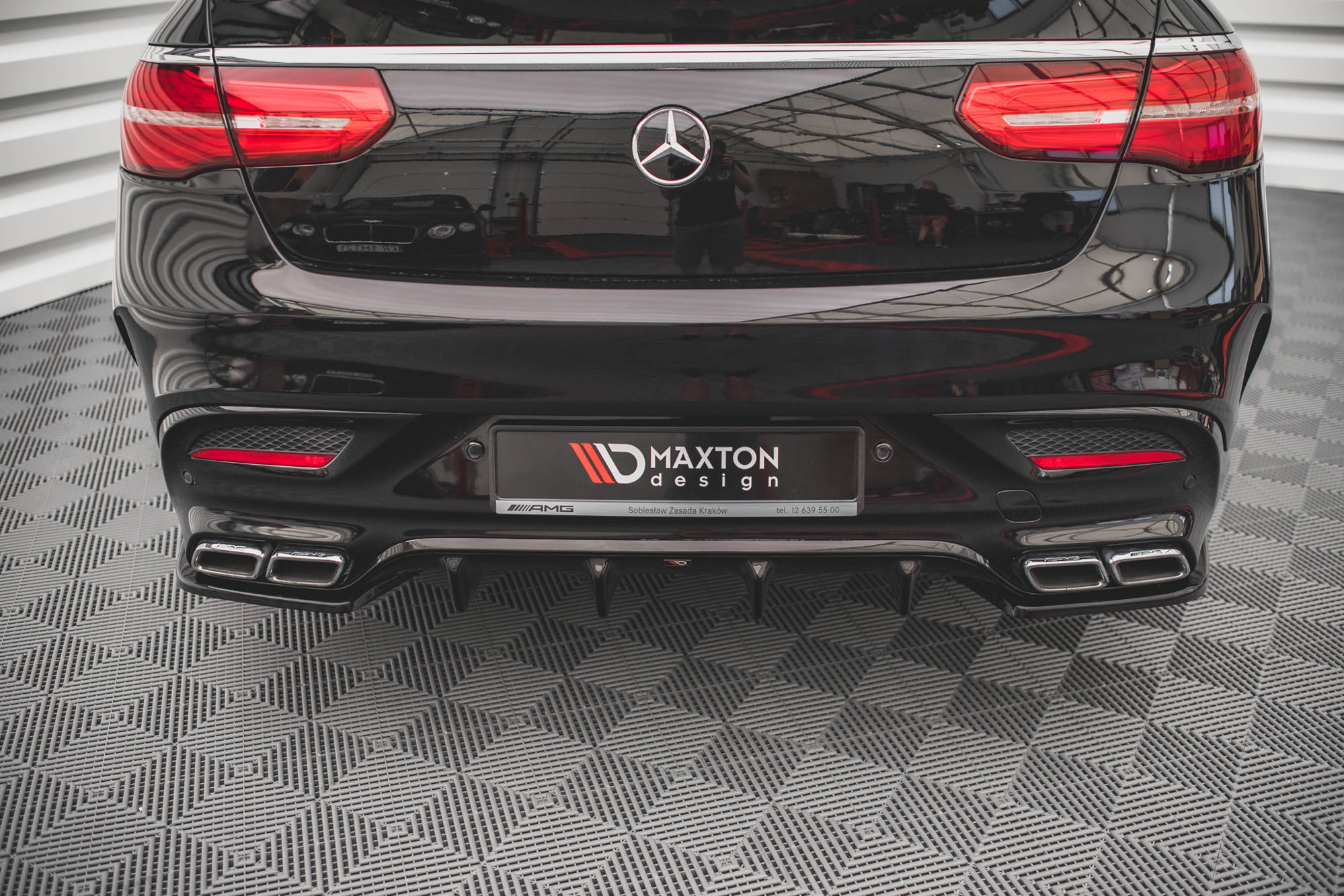 Rear side splitters v.1 mercedes-benz gle coupe 63amg c292