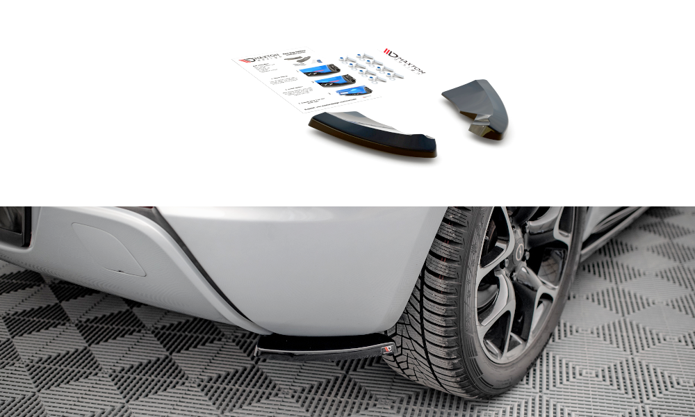 Rear side splitters v.1 opel astra gtc opc-line j