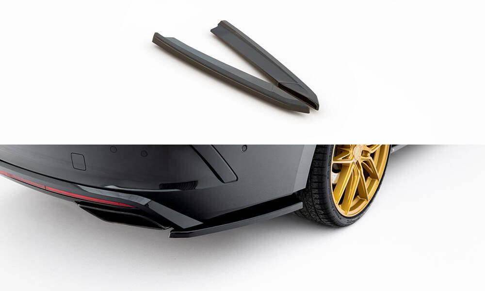 Rear side splitters v.1 skoda octavia rs liftback / combi mk4 facelift