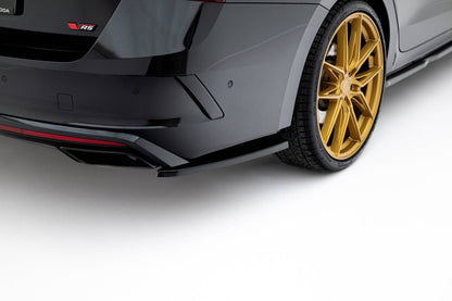 Rear side splitters v.1 skoda octavia rs liftback / combi mk4 facelift