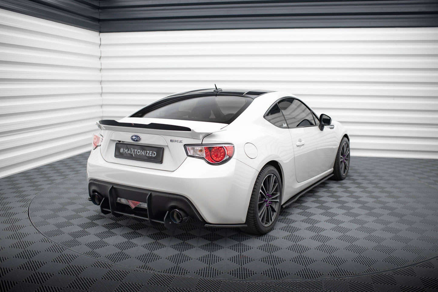 Rear side splitters v.1 subaru brz mk1 / mk1 facelift