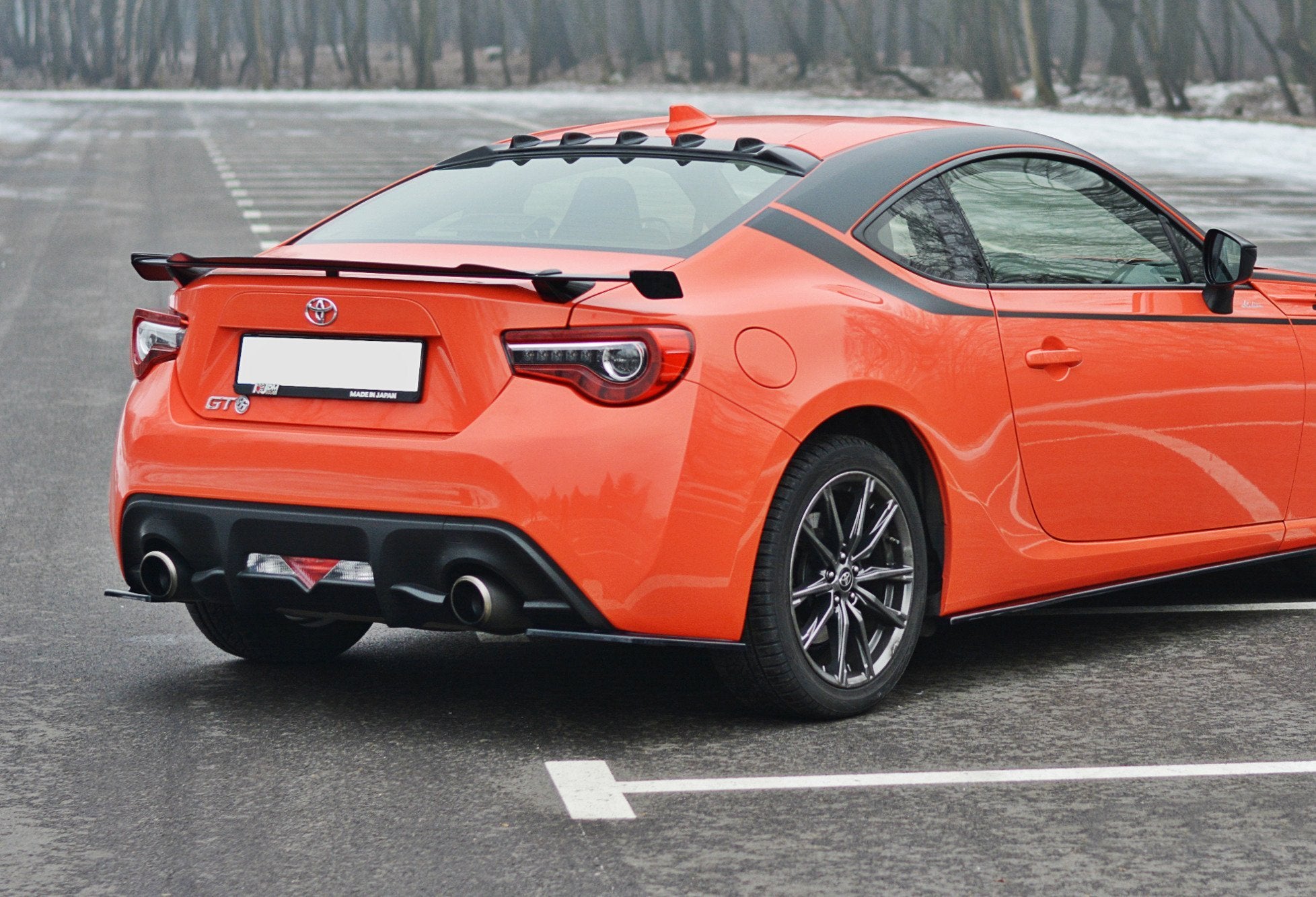 Rear side splitters v.1 Toyota gt86 facelift