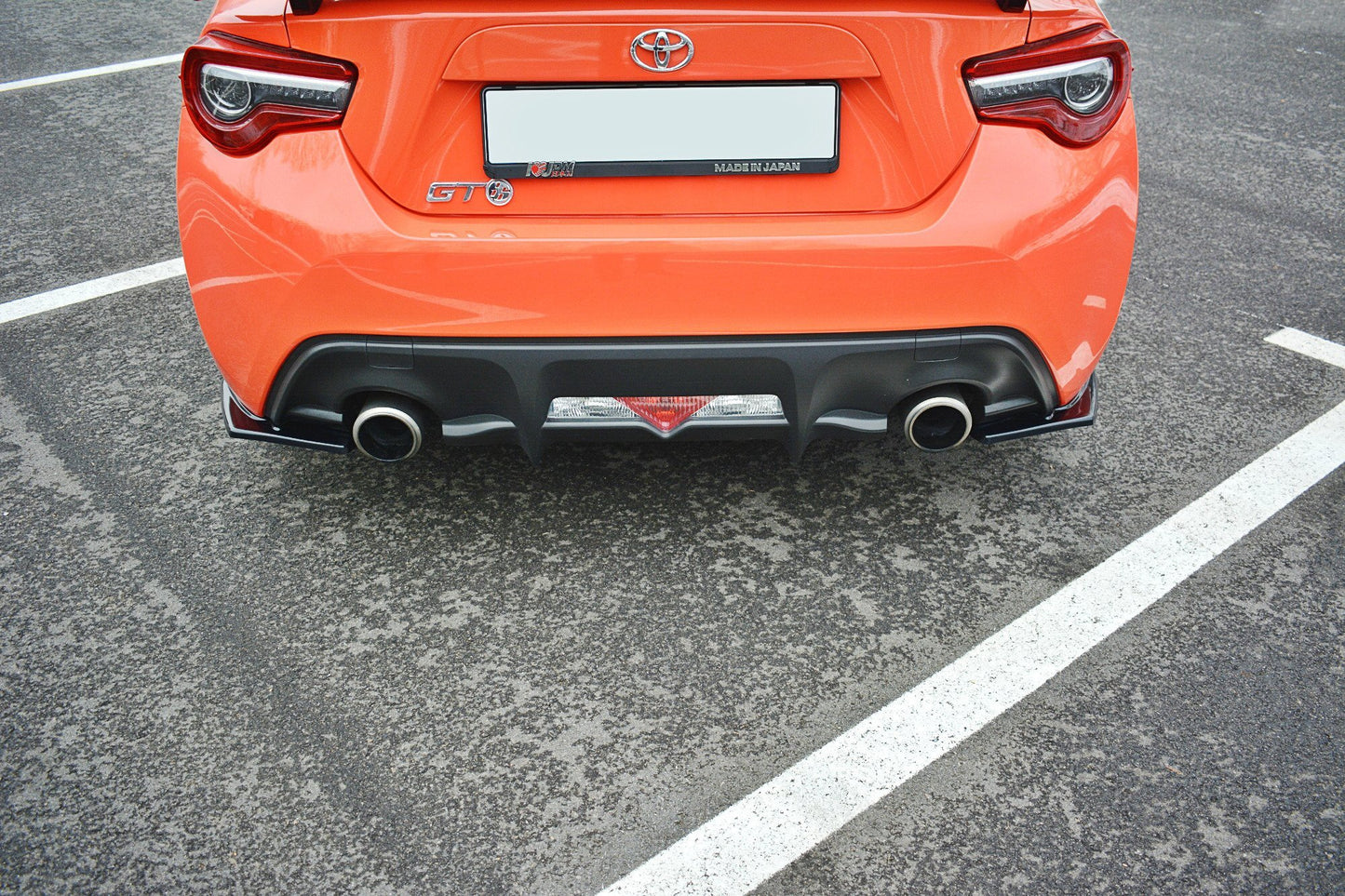 Rear side splitters v.1 toyota gt86 facelift