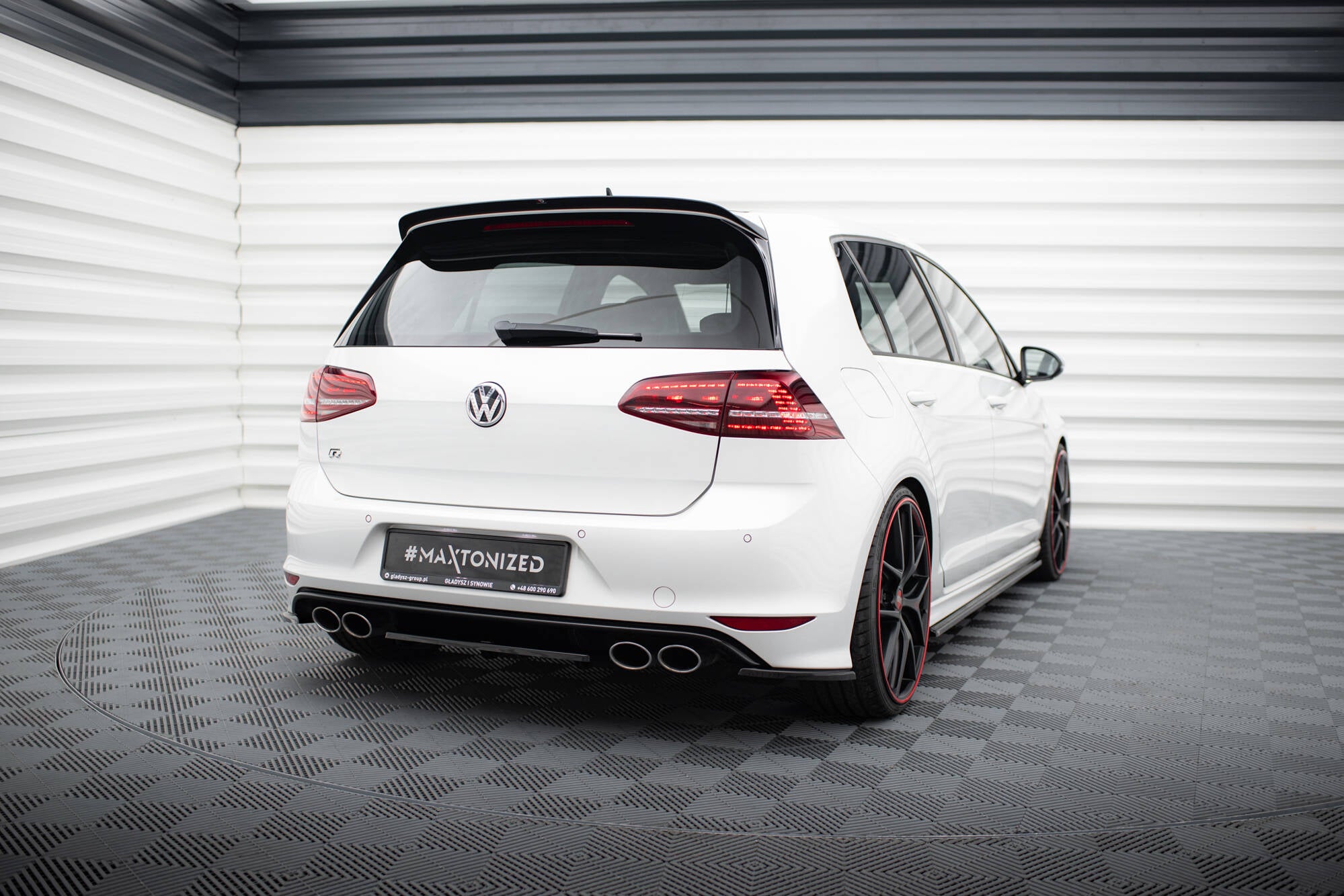 Bagsiden Splitters V.1 VW Golf 7 R / R-Line