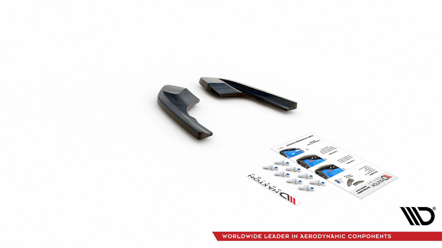 Rear side splitters v.1 for volkswagen golf r mk8