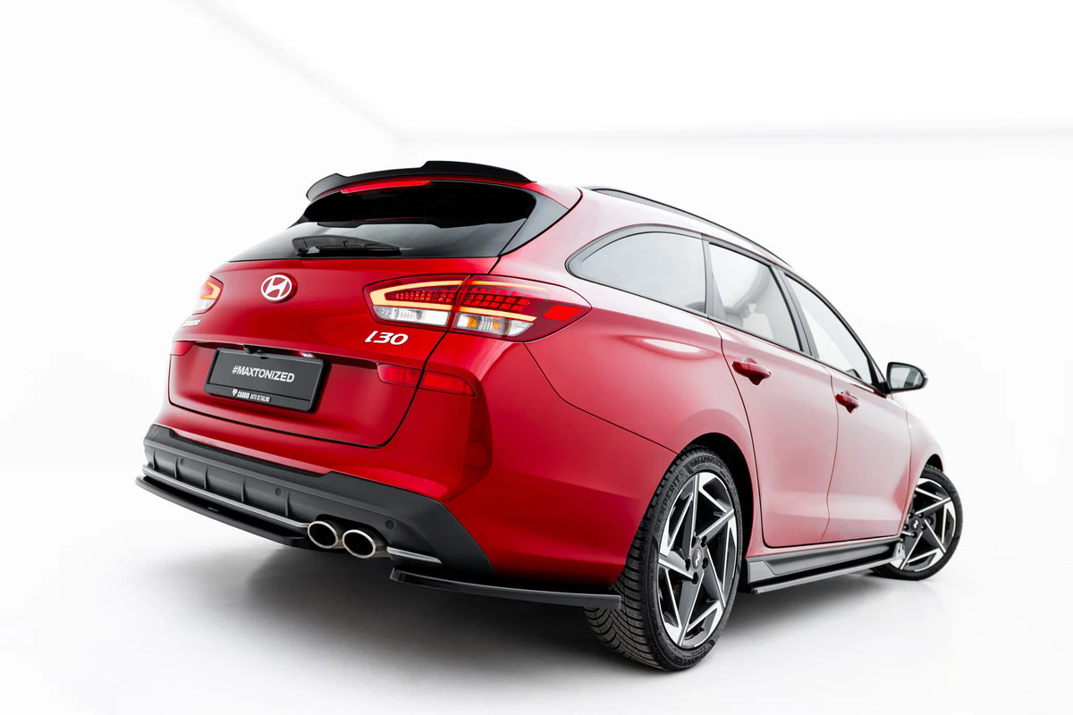 Rear side splitters v.1 suitable for hyundai i30 n-line wagon mk3 facelift