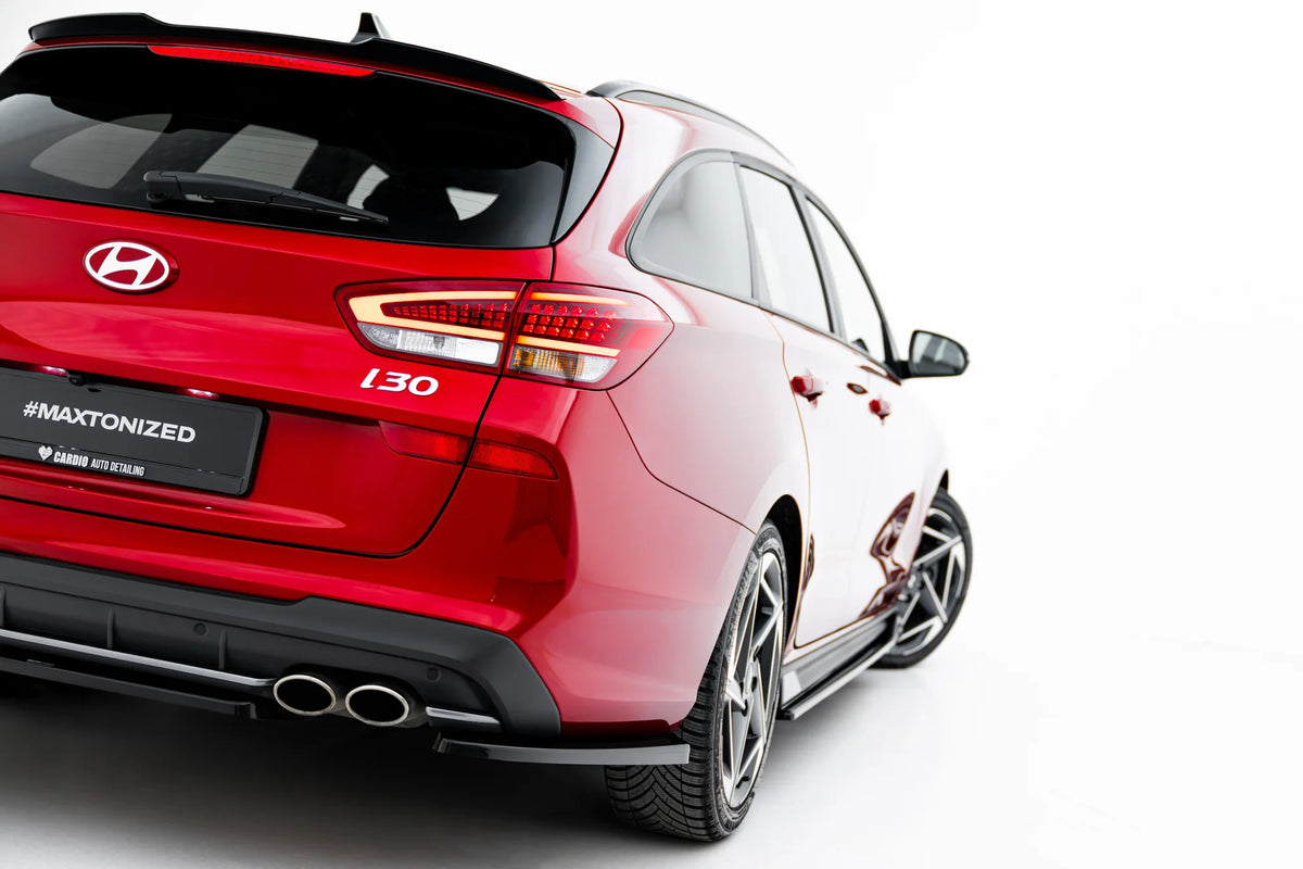 Rear side splitters v.1 suitable for hyundai i30 n-line wagon mk3 facelift