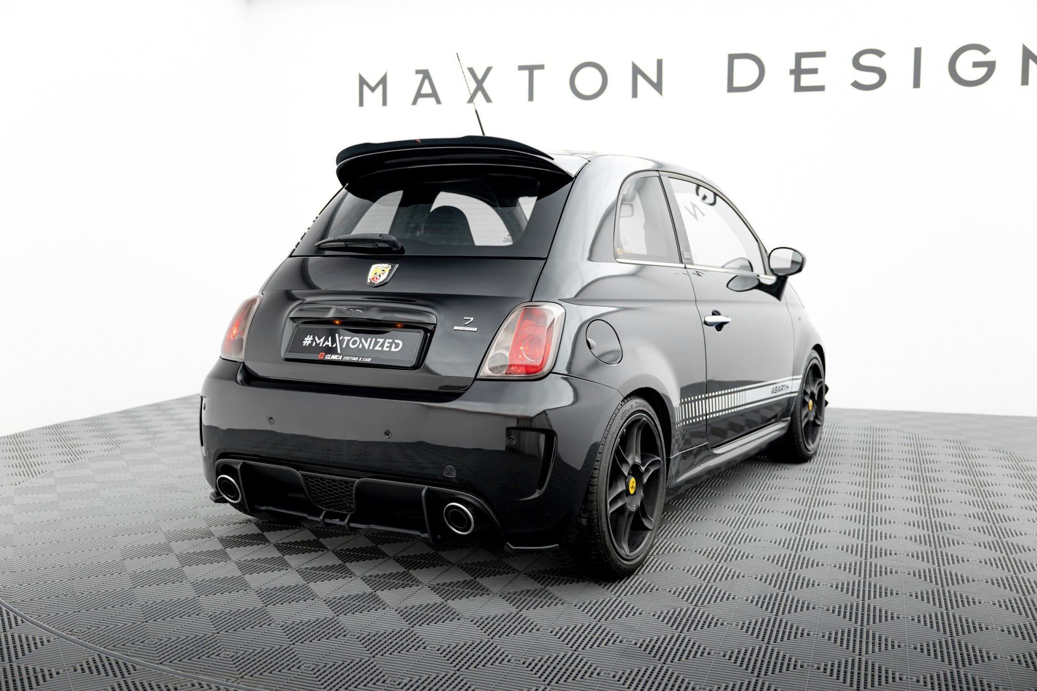Rear side splitters v.2 abarth 500 mk1