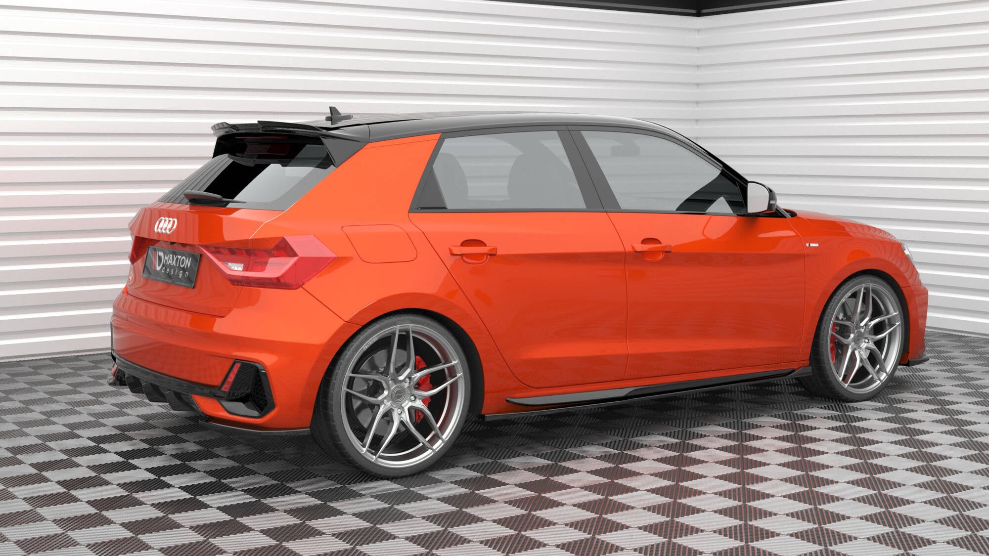 Bagsiden Splitters v.2 Audi A1 S-Line GB
