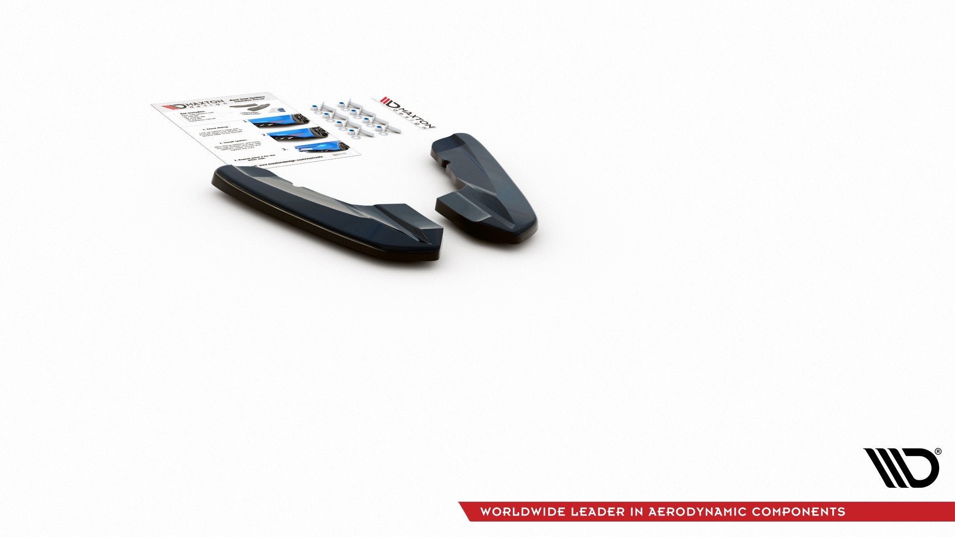 Rear side splitters v.2 audi rs3 8v sportback