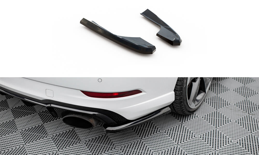 Rear side splitters v.2 audi rs3 sedan 8v facelift