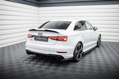 Rear side splitters v.2 audi rs3 sedan 8v facelift
