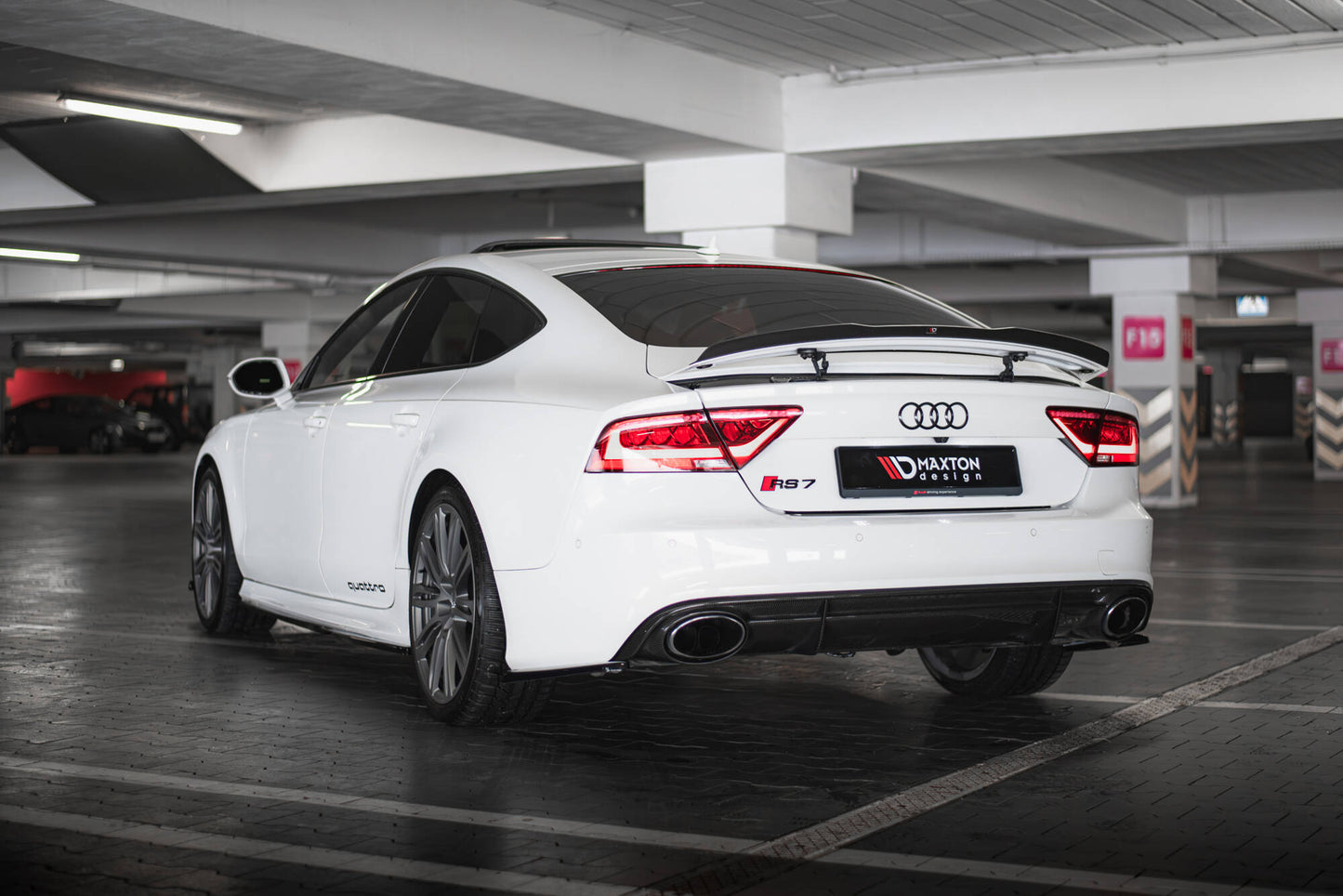 Rear side splitters v.2 audi rs7 c7