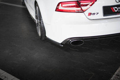 Rear side splitters v.2 audi rs7 c7