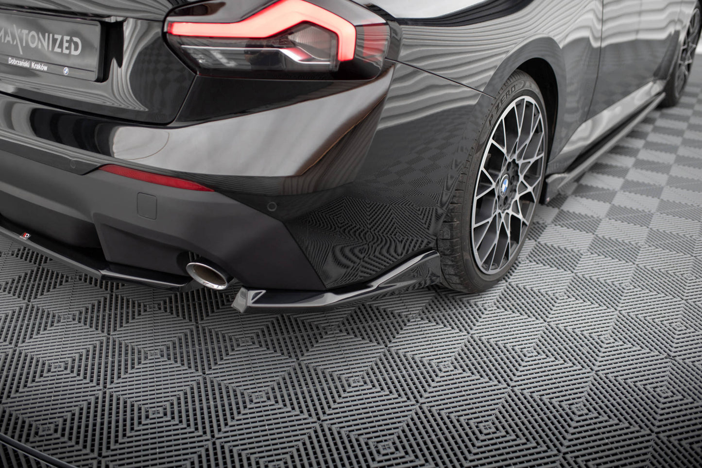 Rear side splitters v.2 bmw 2 coupe g42