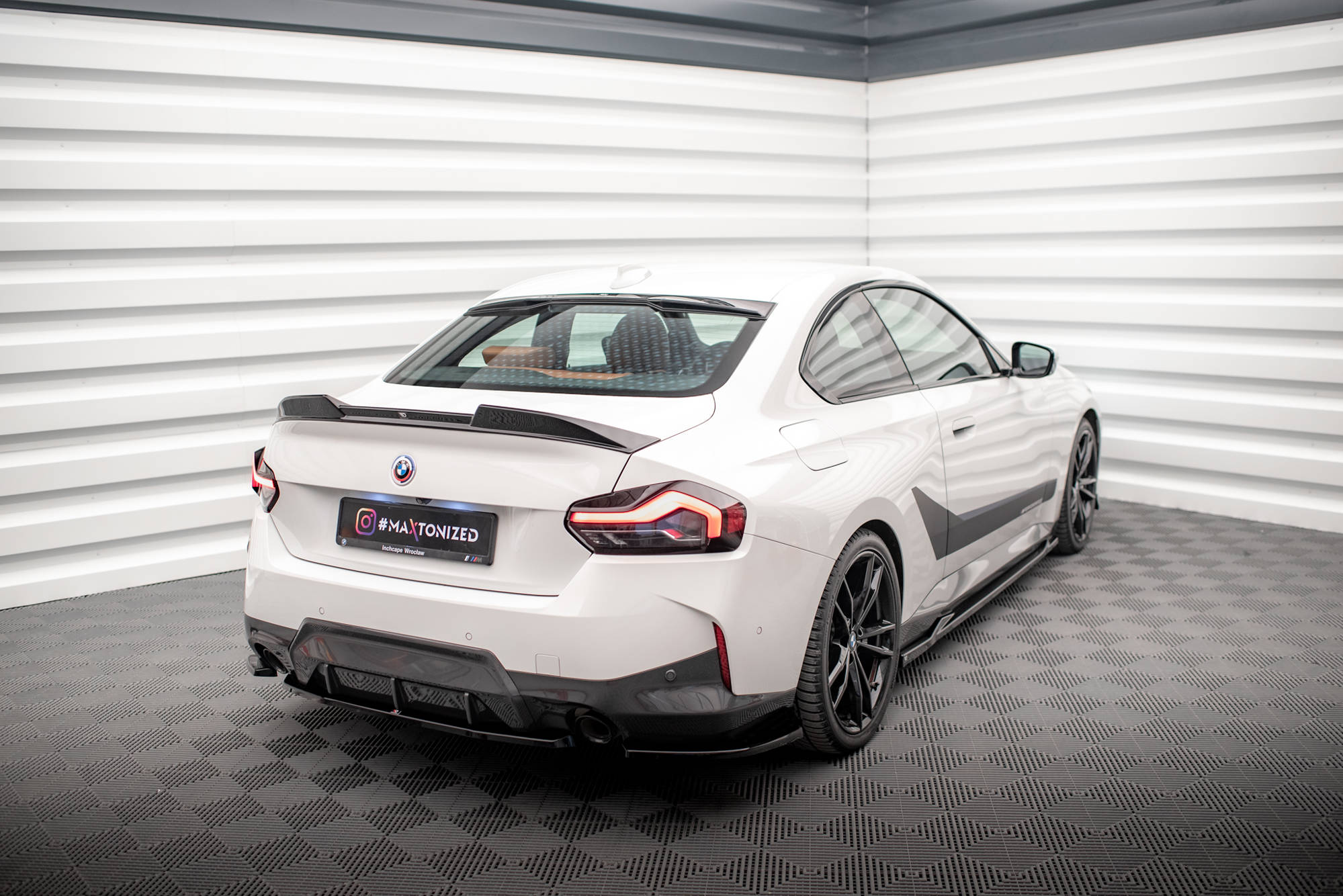 Rear side splitters v.2 bmw 2 coupe m-pack g42
