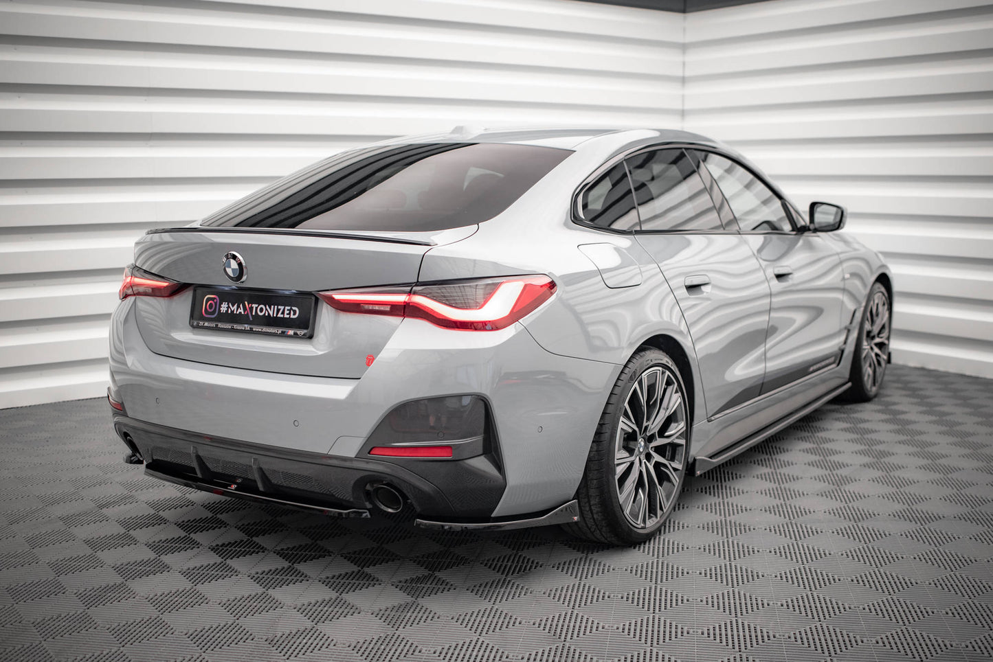 Rear side splitters v.2 bmw 4 gran coupe m-pack g26