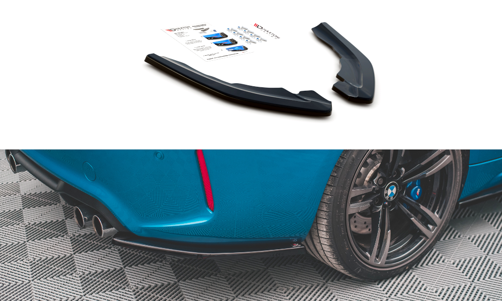 Rear side splitters v.2 bmw m2 f87