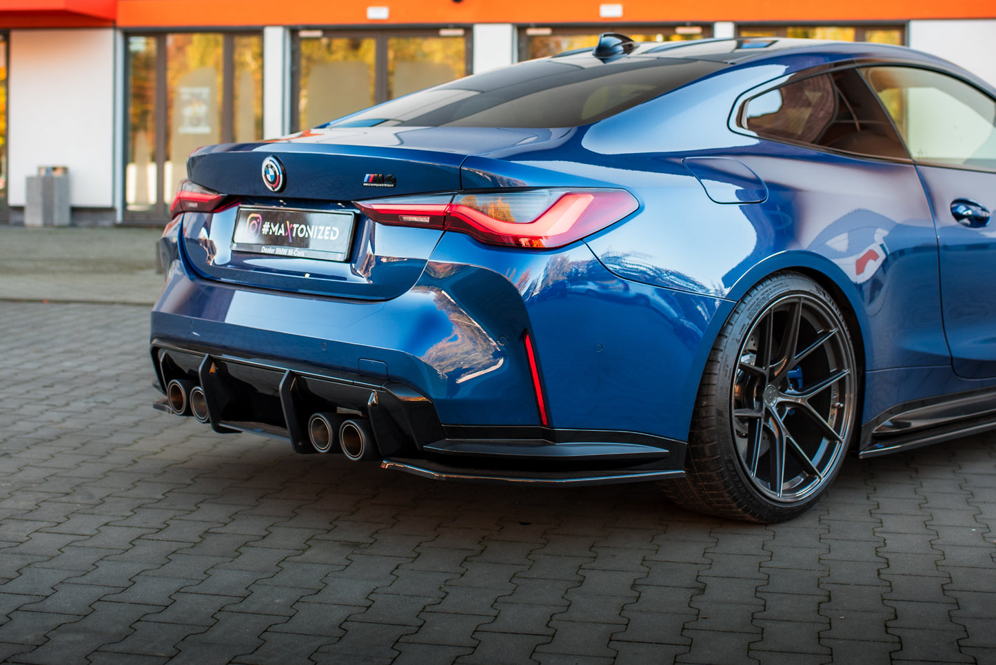 Rear side splitters v.2 bmw m4 g82 / g82 facelift