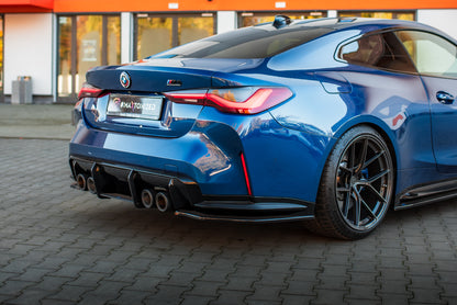 Rear side splitters v.2 bmw m4 g82 / g82 facelift