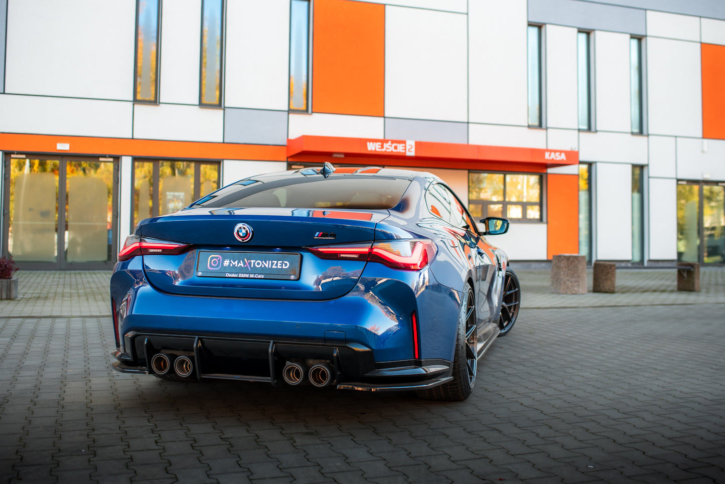 Rear side splitters v.2 bmw m4 g82 / g82 facelift