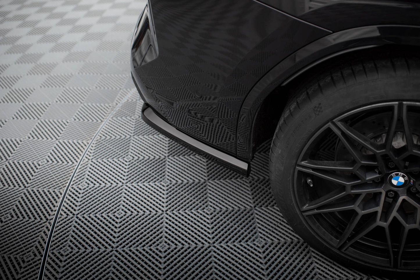 Rear side splitters v.2 bmw x3 m f97 / f97 facelift