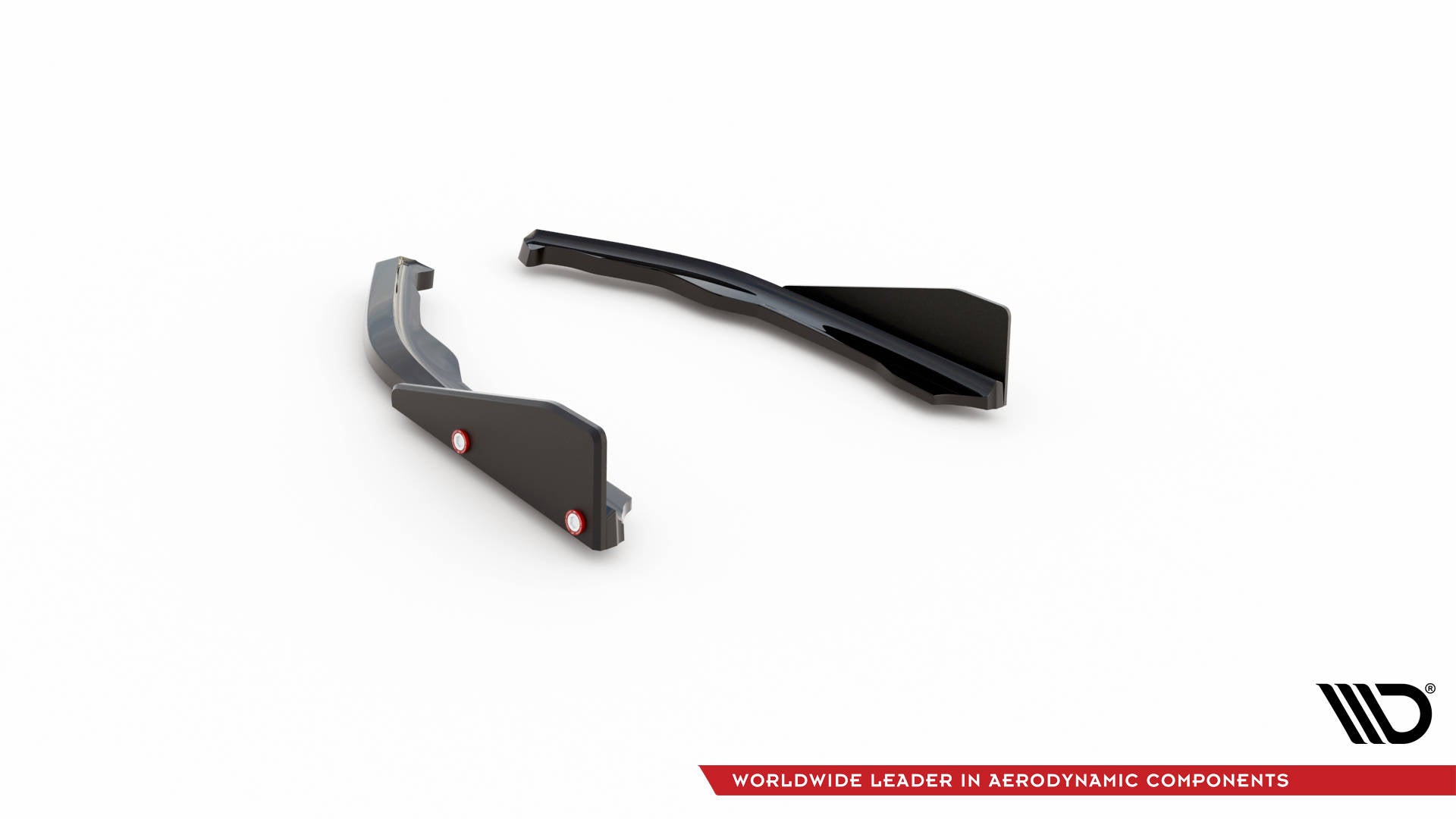 Rear side splitters v.2 + flaps bmw 2 coupe m-pack g42