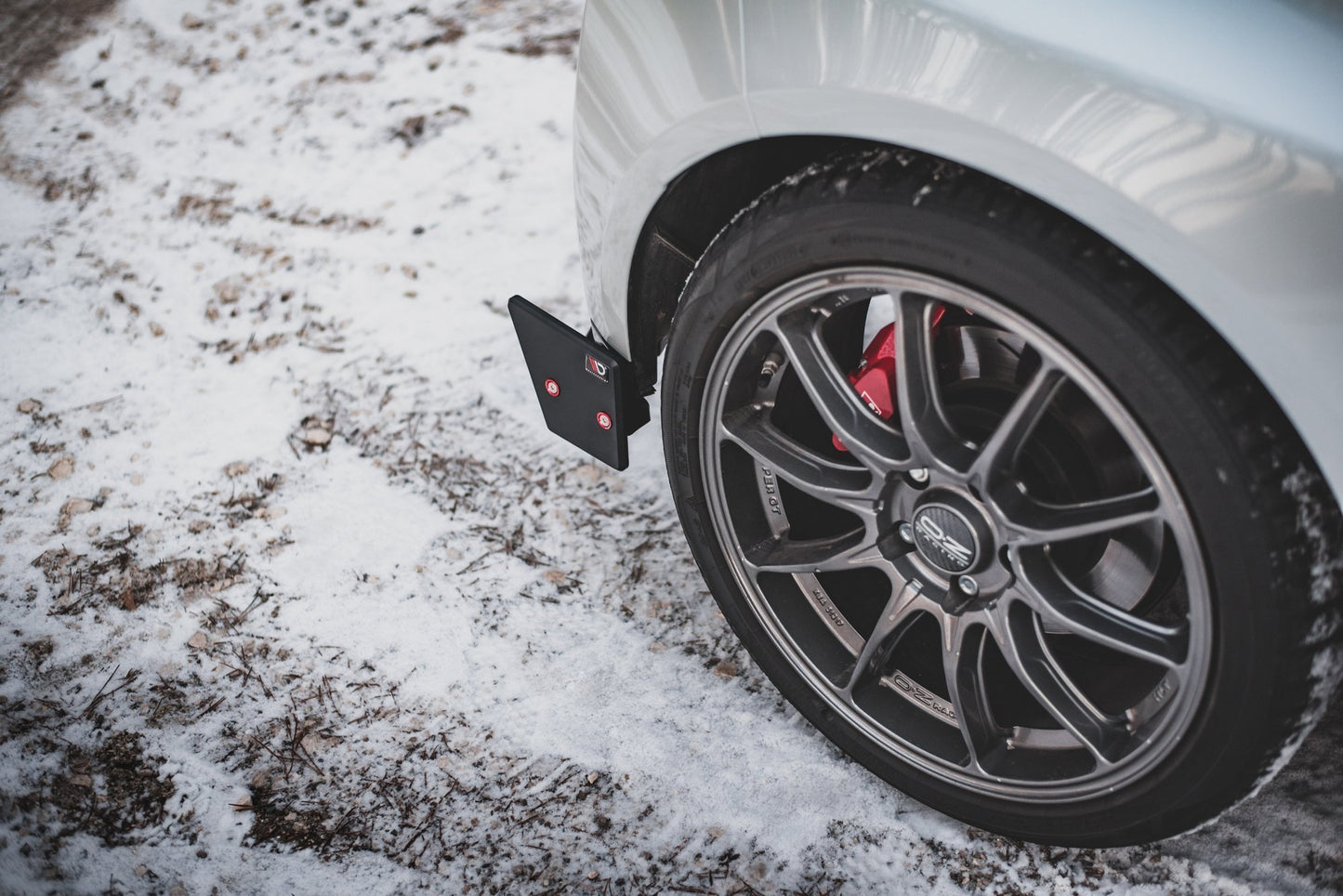 Rear side splitters v.2 + flaps toyota gr yaris mk4