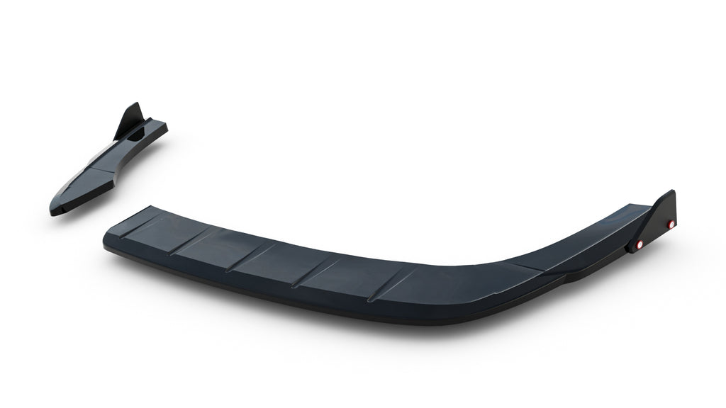 Rear side splitters v.2 + flaps suitable for hyundai i30 n-line wagon mk3 facelift