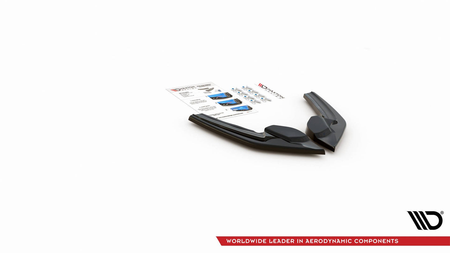 Rear side splitters v.2 (for rear valance v.1) bmw m135i f20