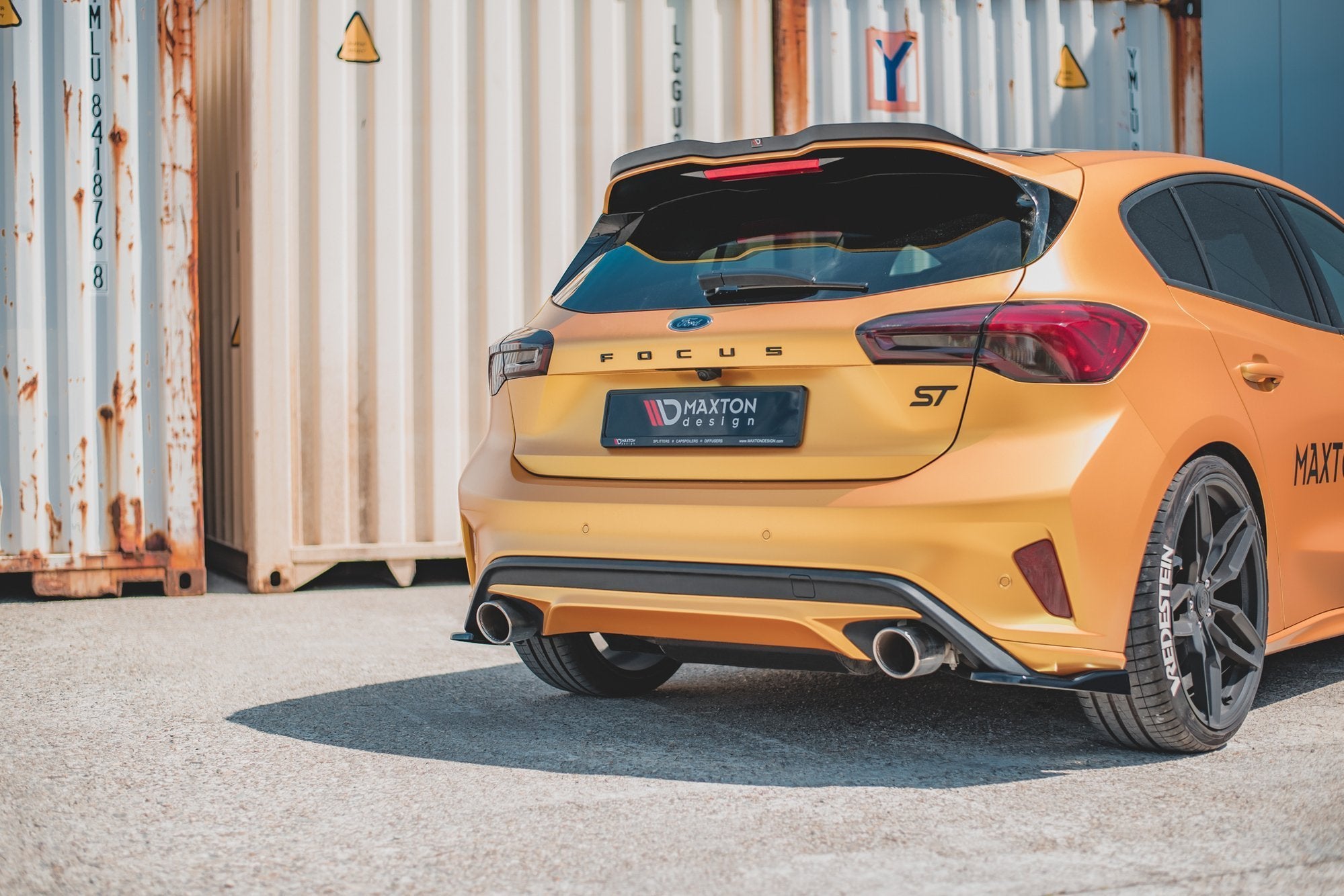 Rear side splitters v.2 Ford Focus Hatchback ST MK4